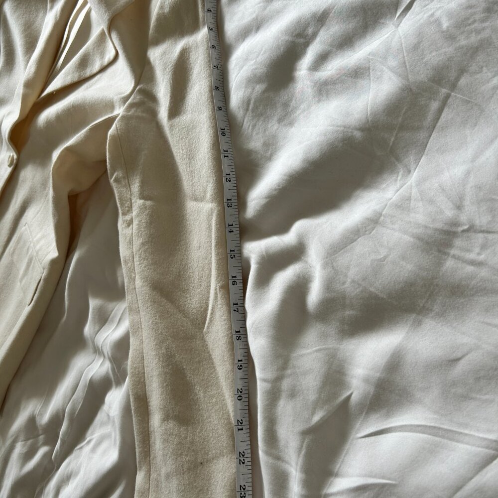 Vintage Pendleton 100% Virgin Wool Blazer - Winter White - Picture 9 of 16
